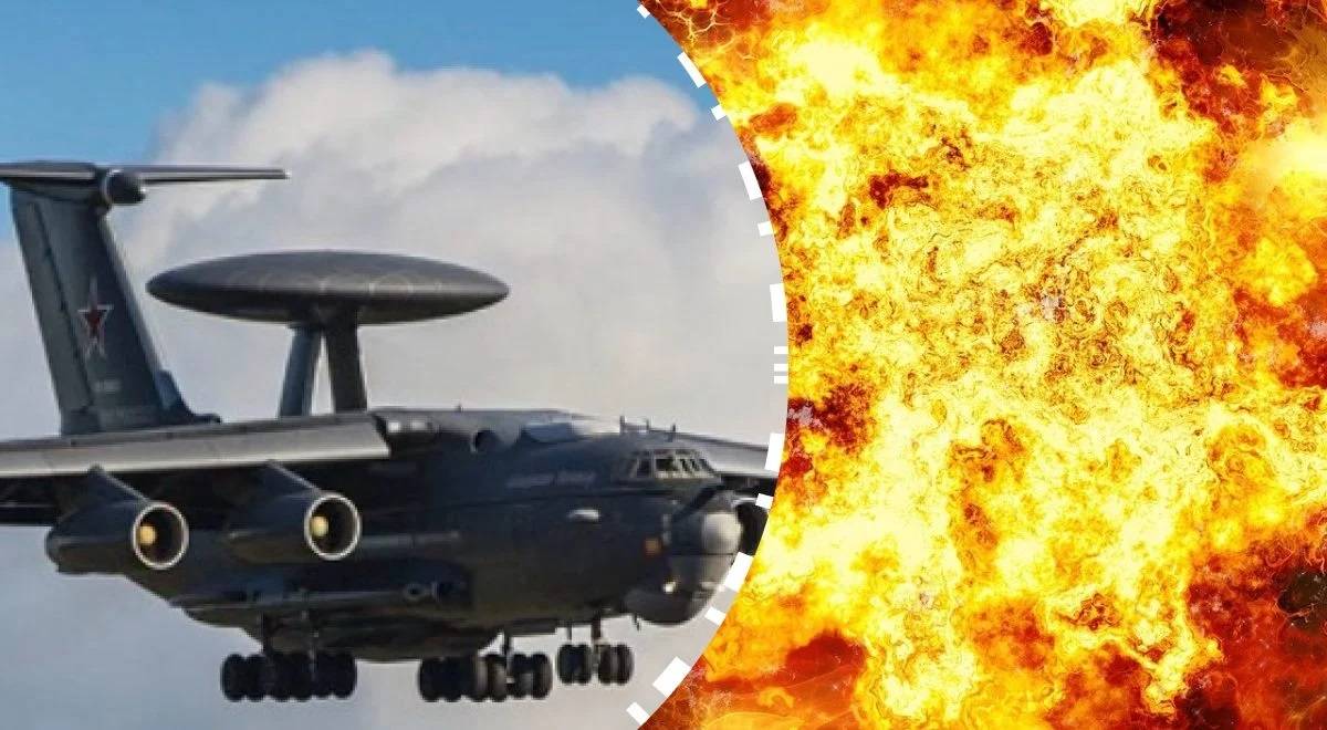 Унищоженият руски самолет А-50